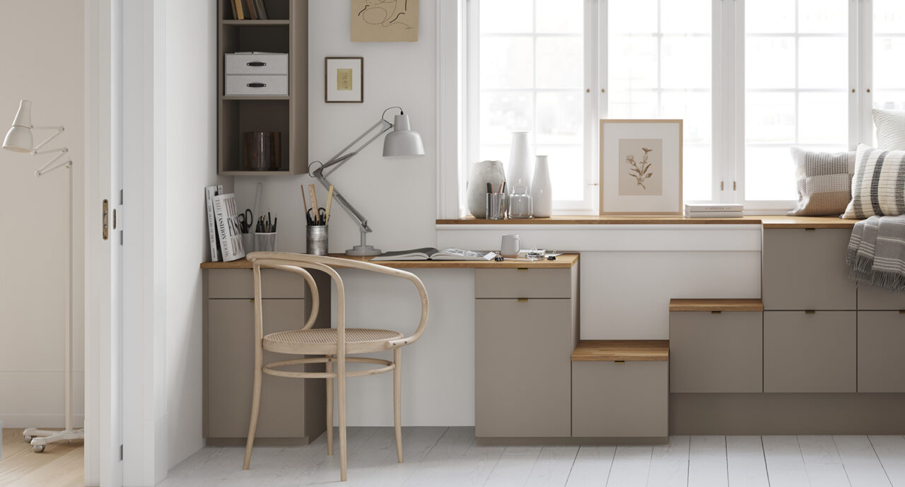 aubo rum sense kontormøbler i warm grey