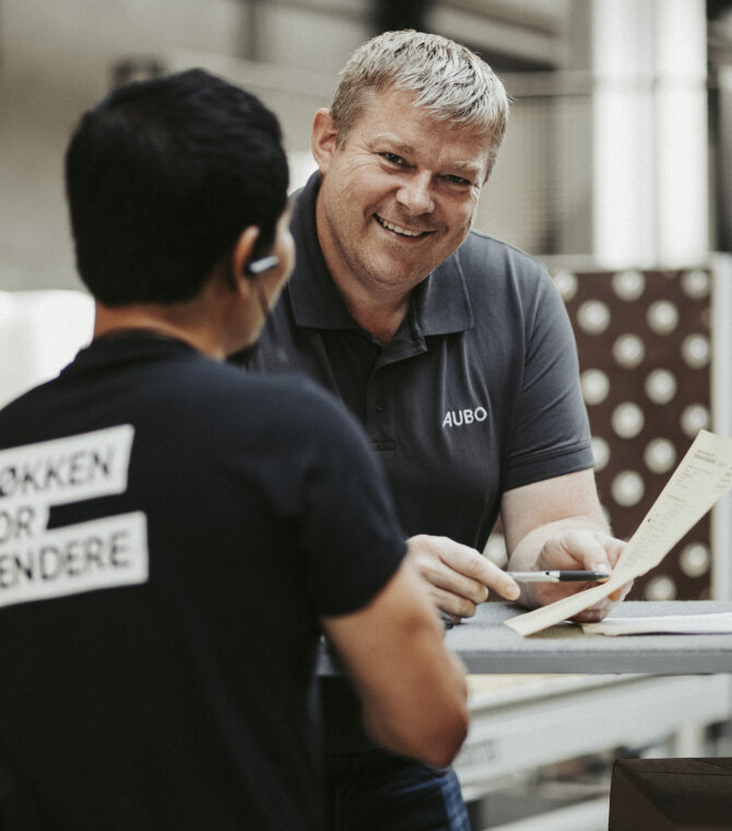 aubo produktionschef Michael Pedersen